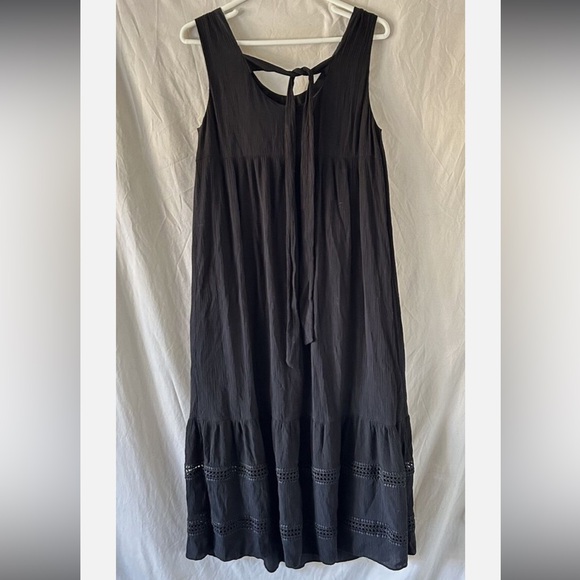 Who What Wear Black Oversized Maxi Dress - Picture 3 of 6